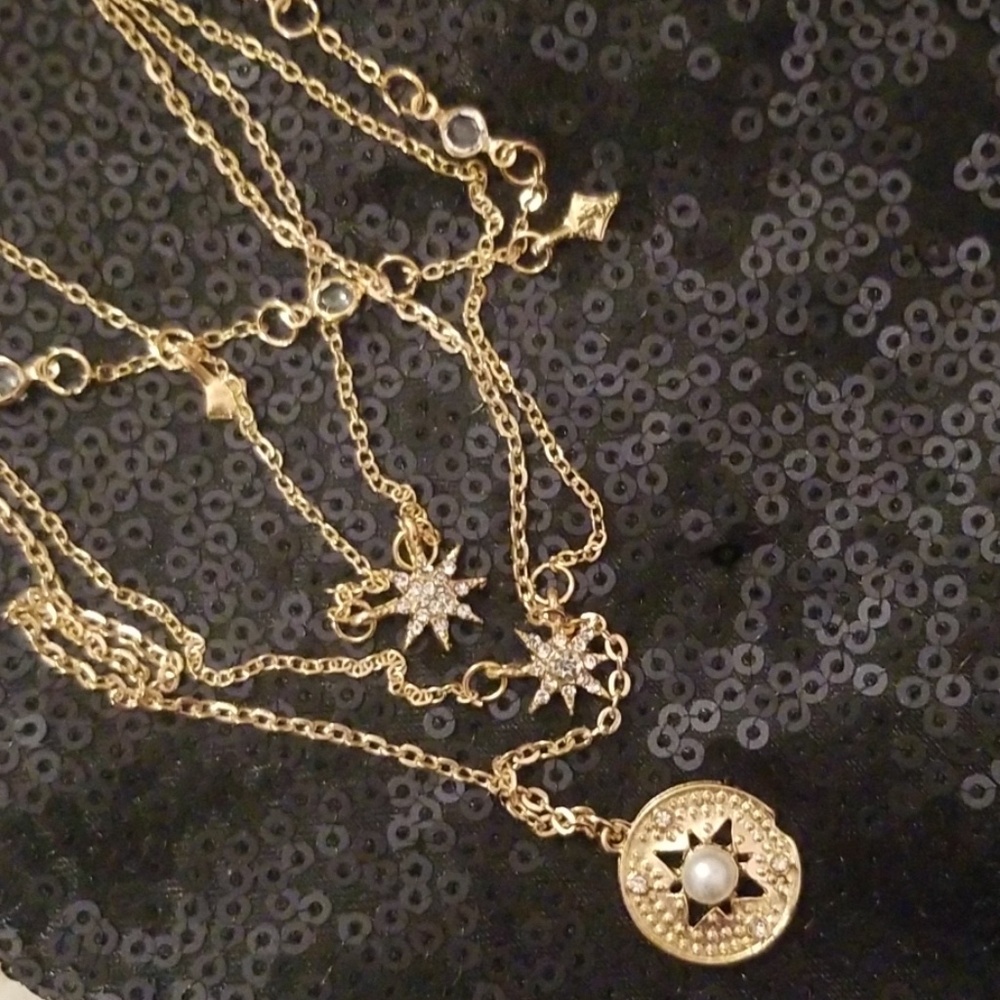 Calypso Bohemian Gypsy multilayered necklace - Picture 4 of 4